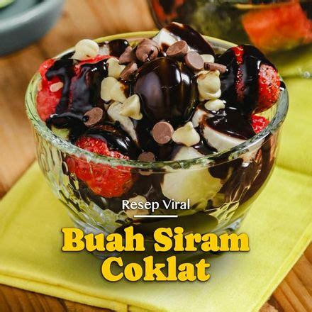 Resep Buah Siram Coklat | Endeus.TV