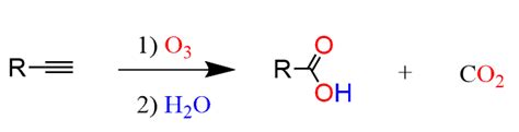 Ozonolysis of Alkynes with Practice Problems