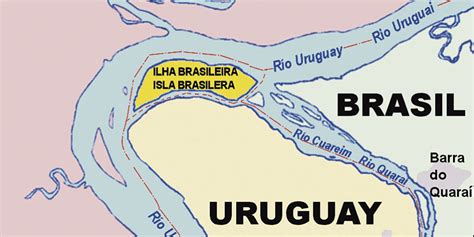 El R O Uruguay Y Los L Mites Con Brasil En La Triple Frontera La Ma Ana