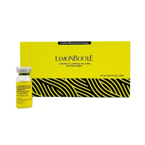 Lemon Bottle 5 Vials X 10ml Per Pack レモンボトル 5本 1箱