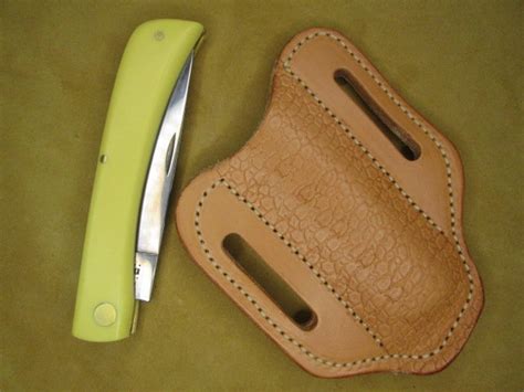 Folding Knife Sheath Handmade For Buck 110 And Case Sodbuster Sod Buster Style Pocket Hunting