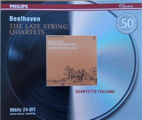 Beethoven Quartetto Italiano The Late String Quartets 2001 CD