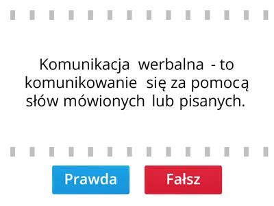 Komunikacja i autoprezentacja Materiały dydaktyczne