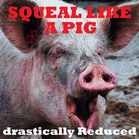 Squeal Like a Pig | drastically Reduced