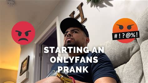 Starting An Only Fans Prank Youtube