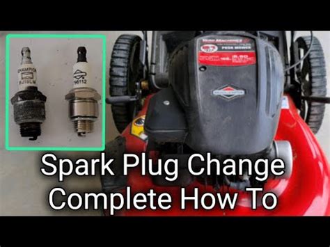 How To Change The Spark Plug In A Briggs And Stratton Motor Lawn Mower