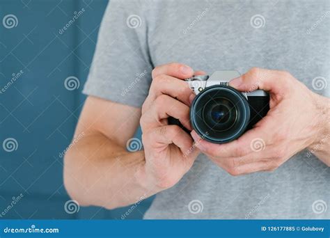 Photography Hobby Inspiration Leisure Man Camera Stock Image Image Of