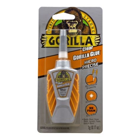 Gorilla® Clear Glue Micro Precise 0 17 Oz Kroger