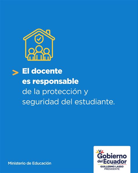 Ministerio De Educaci N Del Ecuador On Twitter En Caso De Una