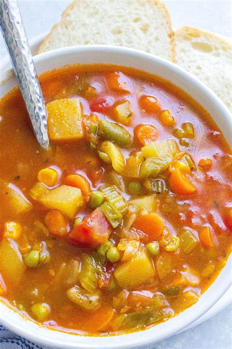 Homemade Vegetable Soup Nourishing And Easy Recipe