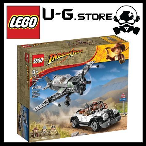 Lego Indiana Jones Fighter Plane Chase Pieces Shopee