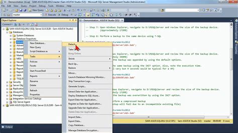 Administering Microsoft SQL Server 2012 Backing Up A Database YouTube