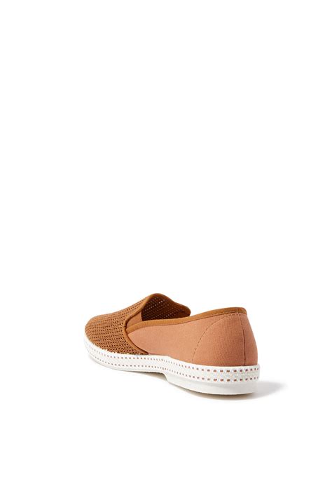 Rivieras Cotton Mesh Slip Ons Deals