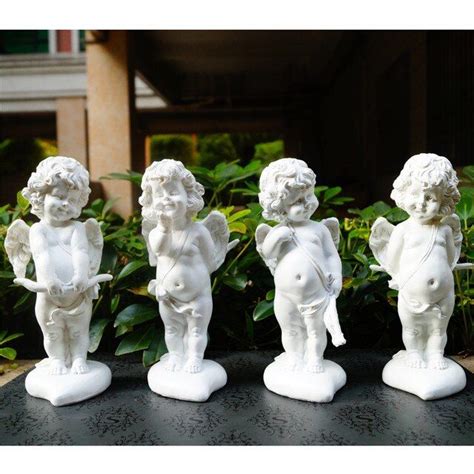 Resin Angels Plaster Wall Art New Mods Angel Figurines Polyresin