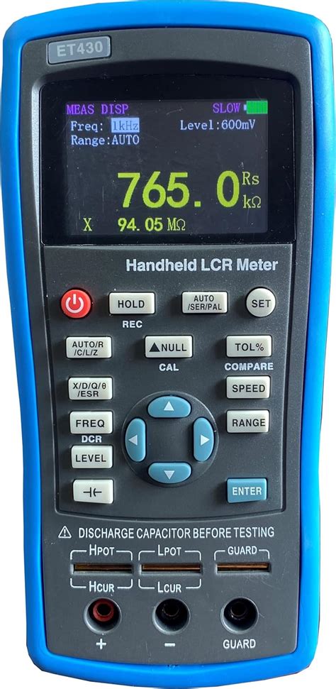 East Tester Et Handheld Inductance And Capacitance Meter India Ubuy