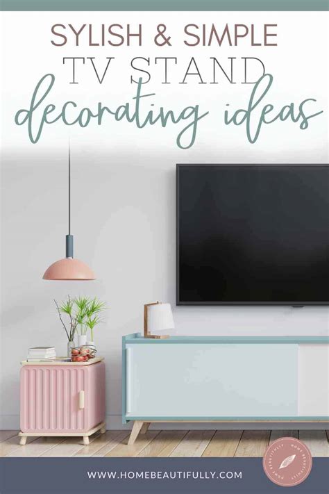 Stylish Simple Tv Stand Decor Ideas