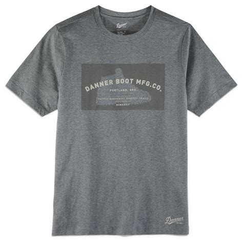 Danner - License Plate Tee Heather Gray