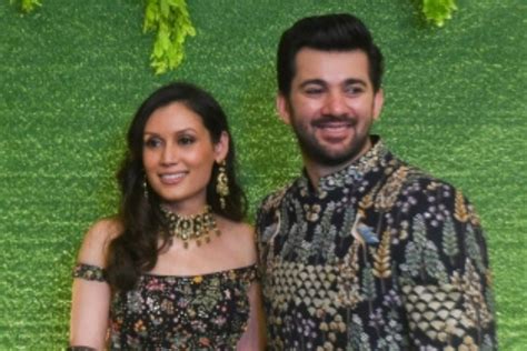 Karan Deol Drisha Acharya At Their Sangeet Ceremony