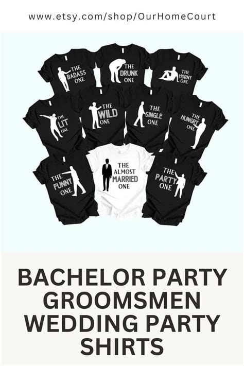 Bachelor Party Groomsmen Wedding Party Shirts Groomsmen Etsy In 2024