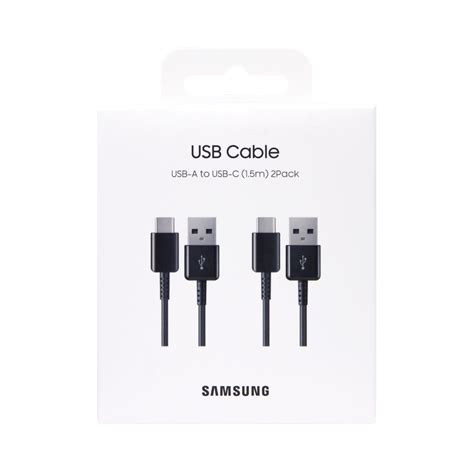 Samsung 三星 原廠usb Type C 傳輸線2入 新款黑 公司貨 盒裝 Pchome 24h購物