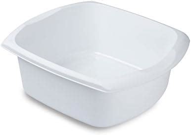 Addis Rectangular Washing Up Bowl White 9 5 Litre Amazon Co Uk Grocery