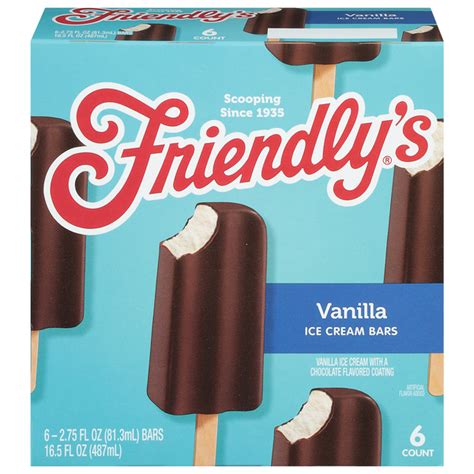 Save On Friendly S Vanilla Ice Cream Bars Ct Order Online Delivery