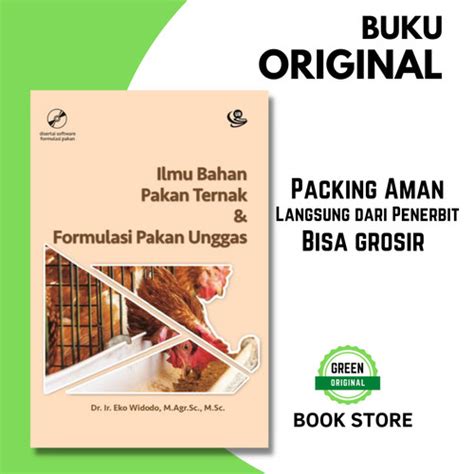 Jual Buku Ori Ilmu Bahan Pakan Ternak Dan Formulasi Pakan Unggas