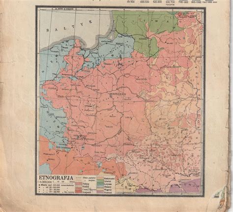 Map From 1931 Poland And Its Ethnic Groups Meaning Of Labels In The