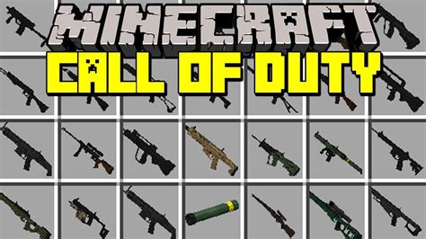 Minecraft Realistic Gun Mods Better Guns Adds 5 Types Of Guns That Can Be Used With Almost Any