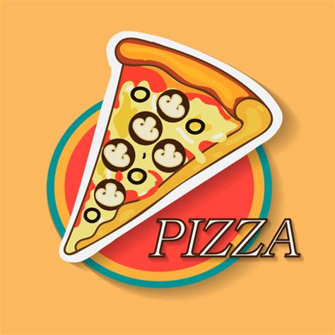 Delicious Pizza Illustration Vector Vectors Graphic Art Designs In