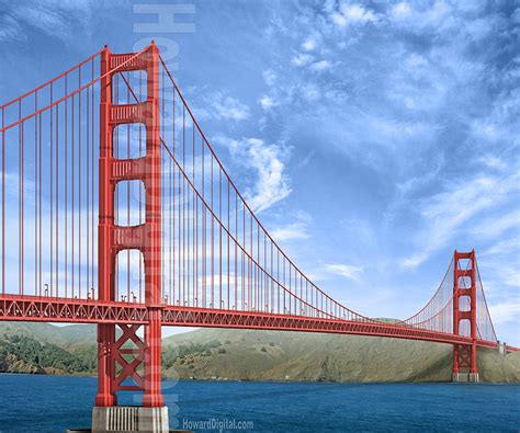 Golden Gate Bridge Book Cover Renderings - Howard Digital