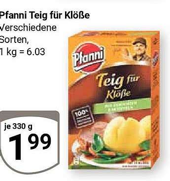 Pfanni Teig F R Kl E Angebot Bei Globus Prospekte De