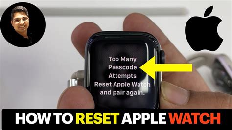 Too Many Passcode Attempts Rest Apple Watch And Pair Again Youtube