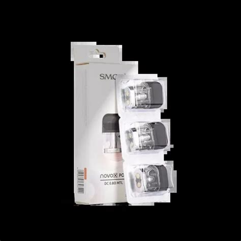 Smok Novo X Replacements Pods 3 Pack Black Note