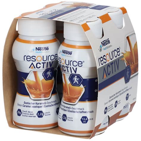 Nestlé Health Science resource Activ Caramel Exotique 4x200 ml