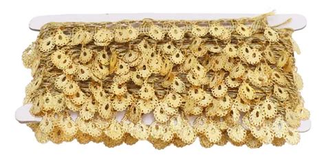 Bikini Delicado Con Lentejuelas Y Borlas Chapado En Oro En L Env O Gratis