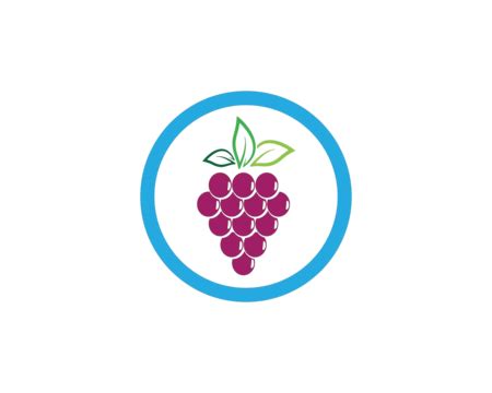 Grape Logo Template Grape Noir Background Vector, Grape, Noir ...