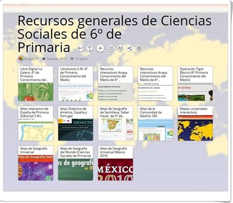 Ciencias Sociales De Primaria 13 RECURSOS GENERALES DE CIENCIAS