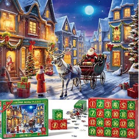 Puzzle Adventskalender 2024 Weihnachts Adventskalender 2024