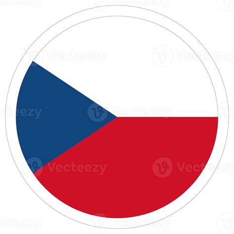 Flag of the Czech Republic in a design shape. Czech Flag shape ...