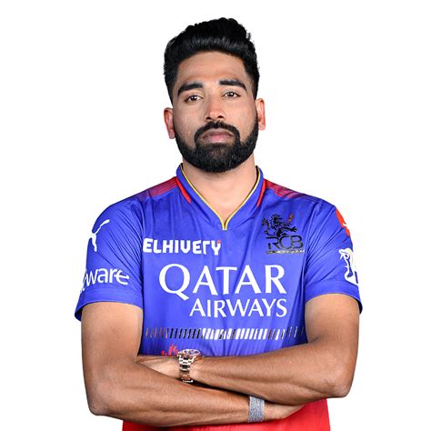 Ipl 2024 Royal Challengers Bengaluru Mohammed Siraj Player Profile