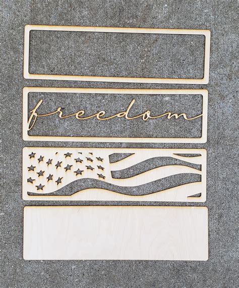 Digital Svg File Glowforge Ready Laser Cut Layered American Etsy