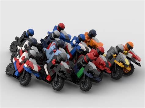 Lego Moc Motogp Bikes By Superbrickz™ Rebrickable Build With Lego