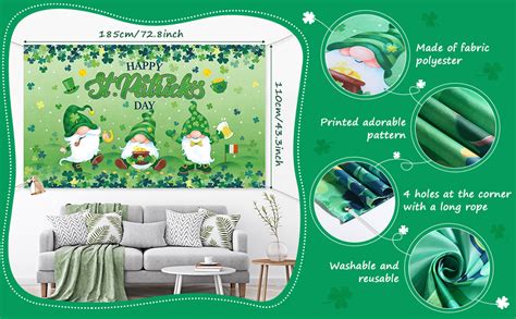 Amazon Happy St Patrick S Day Decorations Green Photo Background