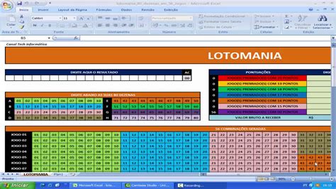 Planilha Para Jogar Na Lotomania Dezenas Em Jogos