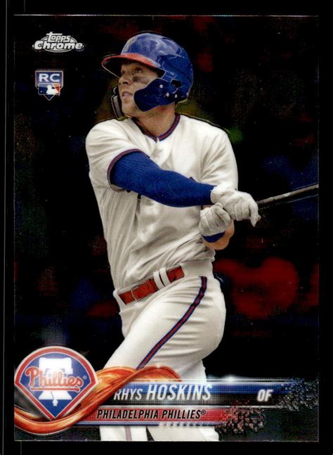 Rhys Hoskins Topps Chrome Update Edition Hmt Philadelphia