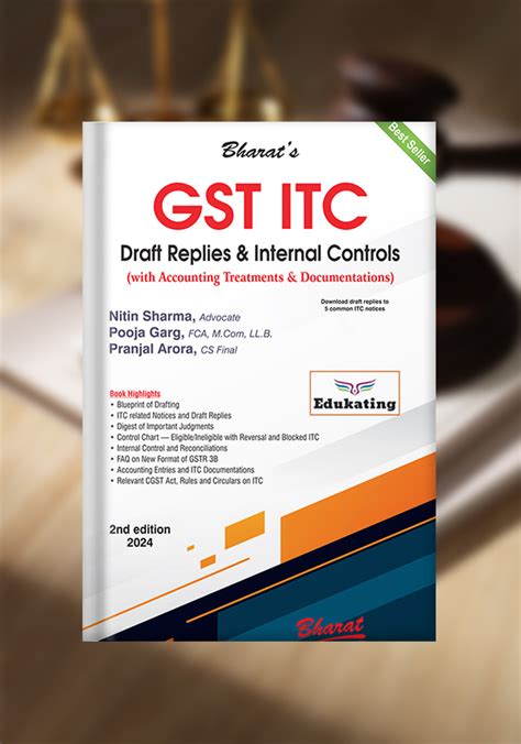 Gst Itc Draft Replies And Internal Controls Book Streamline Compliance