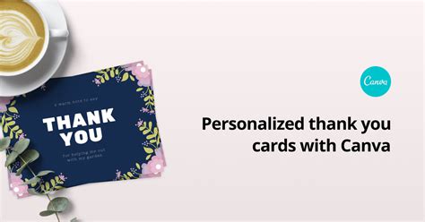 Personalized Thank You Cards With Canva