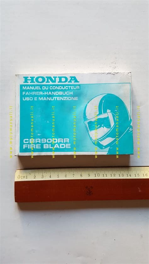 Owners Manuals Honda Cbr Rr Fireblade Manuale Uso