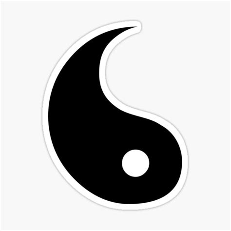 Ying Yang Stickers Redbubble